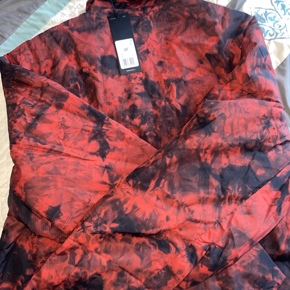 Vibrant Red and Black Jacket